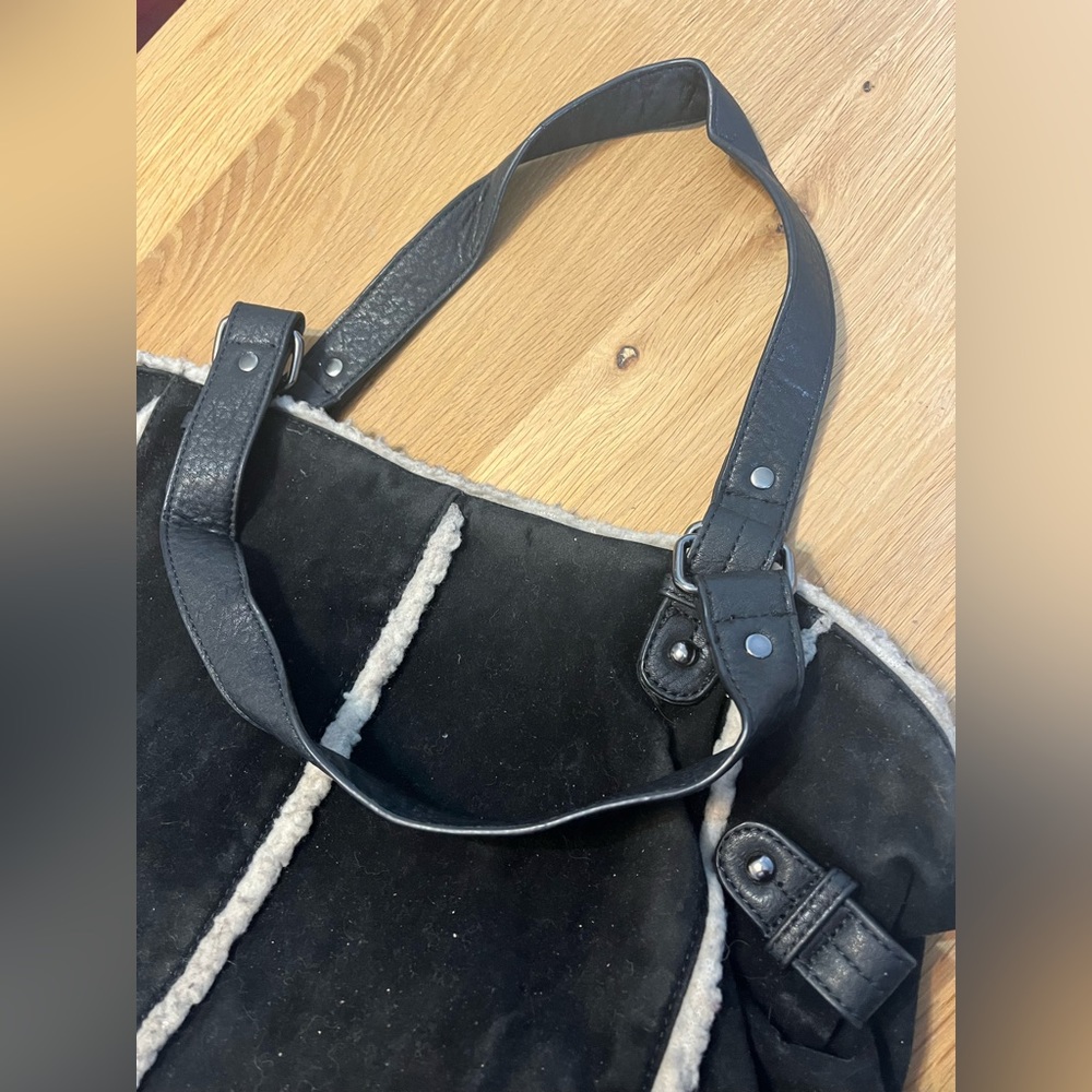 Suede Handbag - Picture 3 of 9